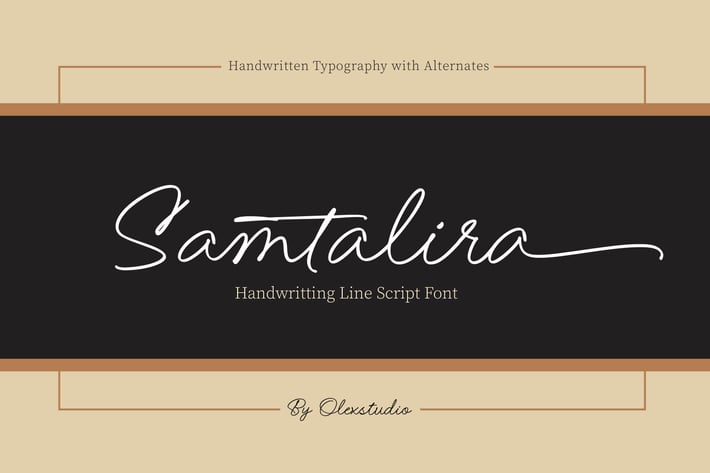 Samtalira - Handwriting Script