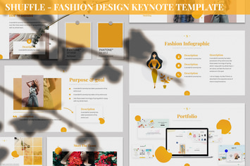 Shuffle - Fashion Design Keynote Template