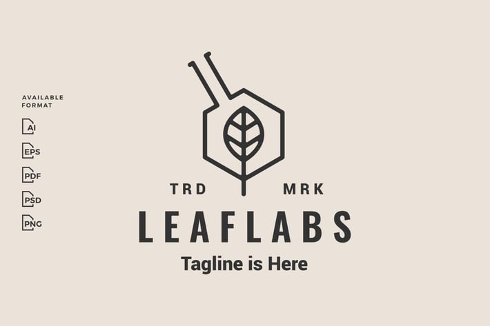 Leaf Lab Hexagon Logo