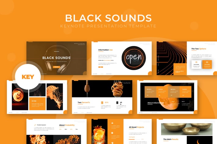 Black Sounds - Keynote Template