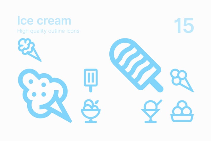 Ice Cream Icons 