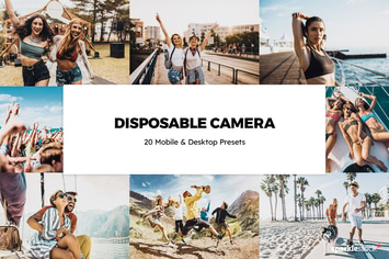 20 Disposable Camera Lightroom Presets & LUTs