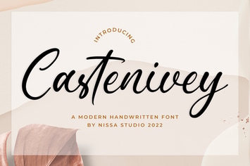 Castenivey - Signature Font