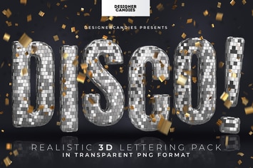Disco Ball 3D Letting Pack