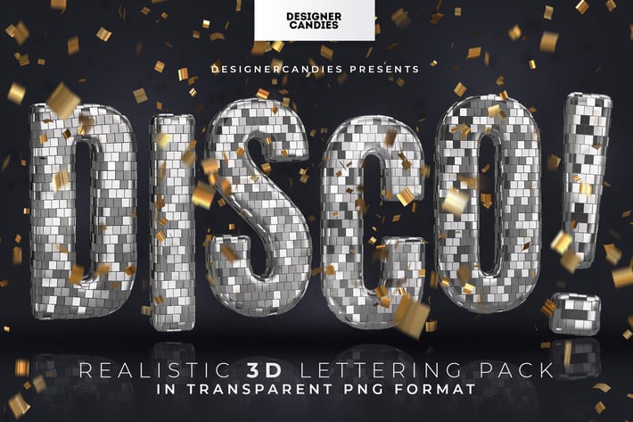 Disco Ball 3D Letting Pack
