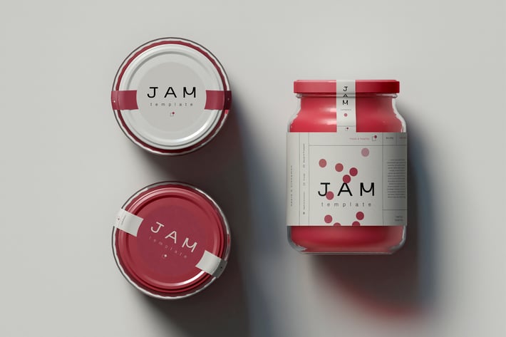 Jam Jar Mockup
