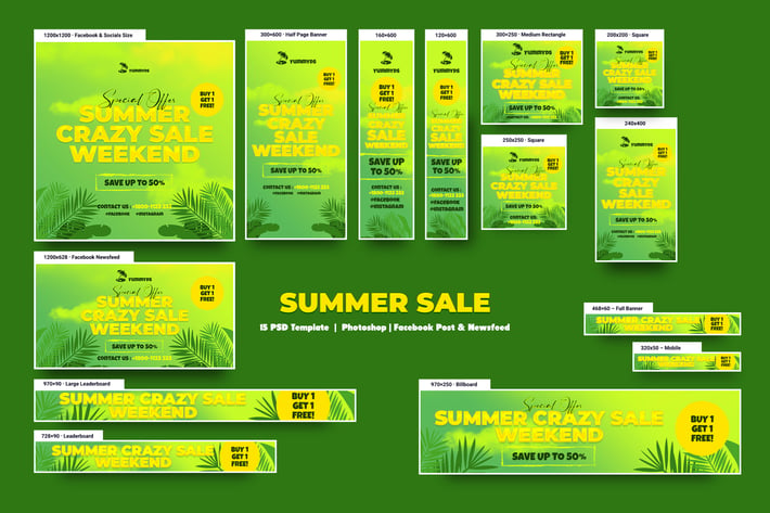 Summer Sale Banners Ad