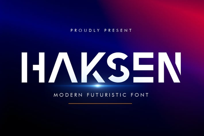 Haksen - Logo Font