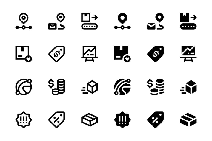 40 E-commerce Icons