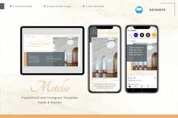 Motelio - Keynote  & Instagram Template