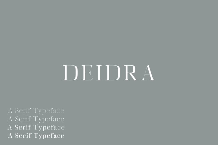 Diedra Serif Font Family Pack