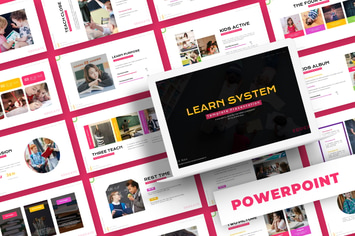 Learn System - Powerpoint Template