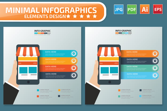 Mobile Shopping Infographics