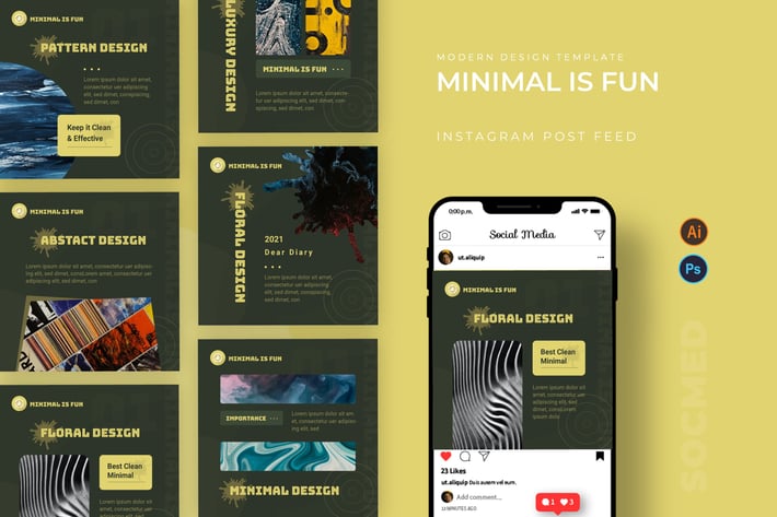 Minimal Is Fun Socmed Post