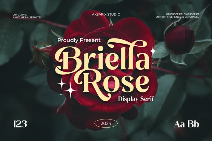 Briella Rose - Elegant Display Serif