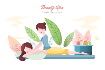 Beauty Spa Vector Illustration