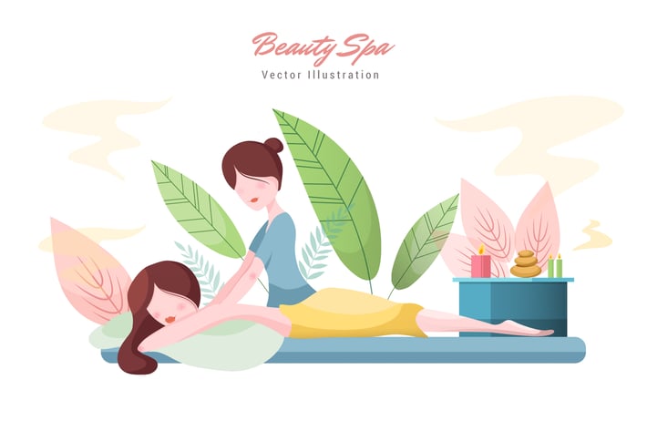Beauty Spa Vector Illustration