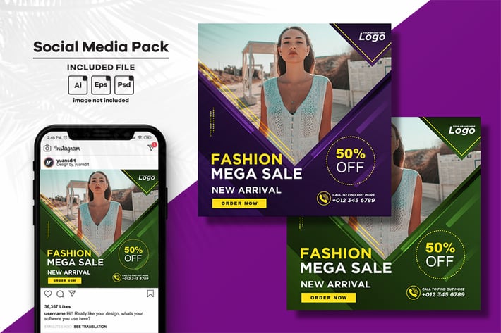 Fashion Social Media Post Template