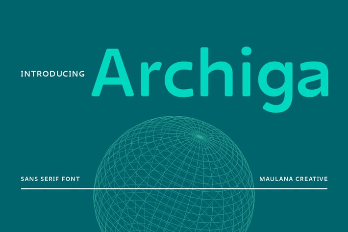 Archiga Sans Serif Font