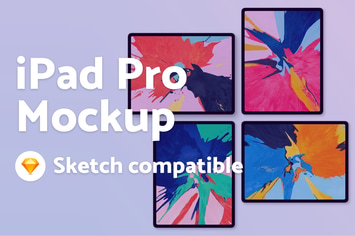 iPad Pro Mockup - Sketch