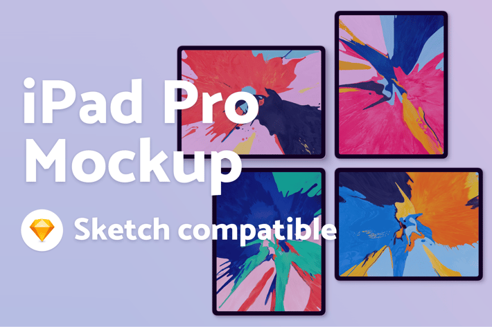 iPad Pro Mockup - Sketch