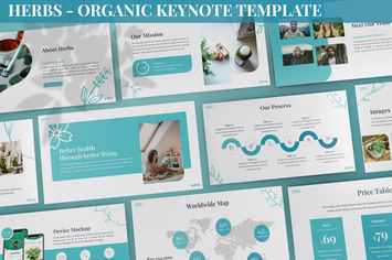 Herbs - Organic Keynote Template
