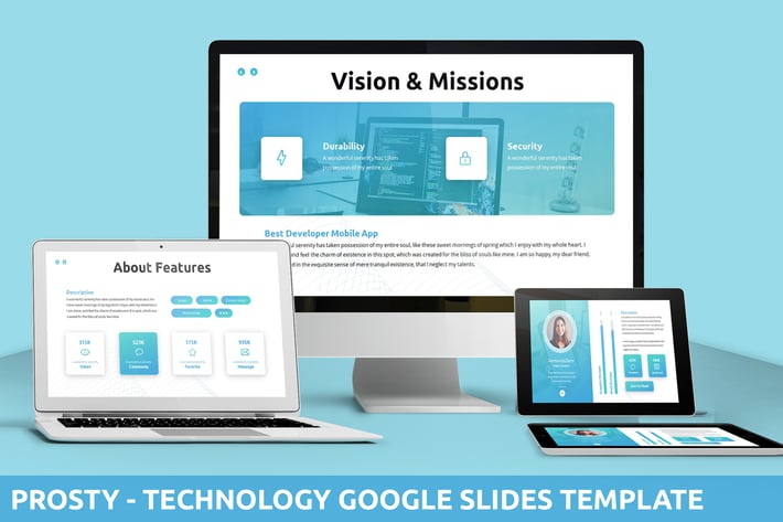 Prosty - Technology Google Slides Template