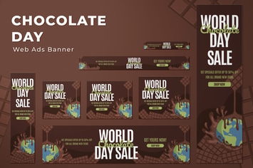 Web Ads Banners - World Chocolate Day