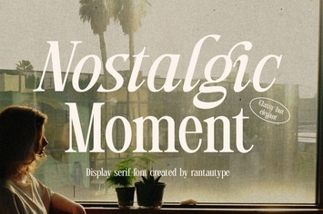 Nostalgic Moment Classy but Elegant serif font