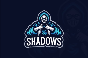 Shadow Ninja Mascot Logo