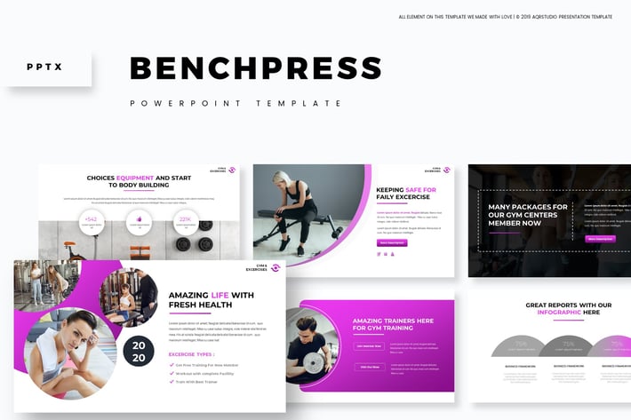 Benchpress - Powerpoint Template