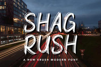 Shagrush New Brush Font