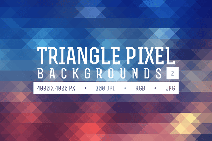 Triangle Pixel Backgrounds Pack 2