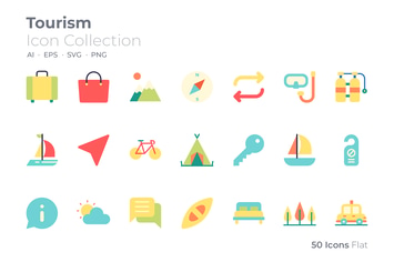 Tourism Color Icon