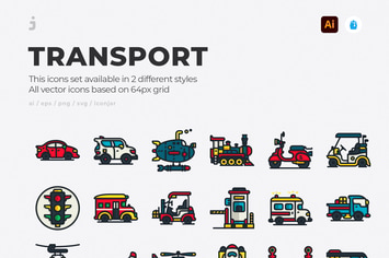 30 Transport Icons