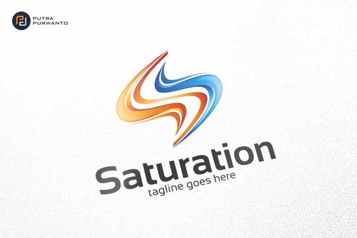 Saturation / S Logo - Logo Template