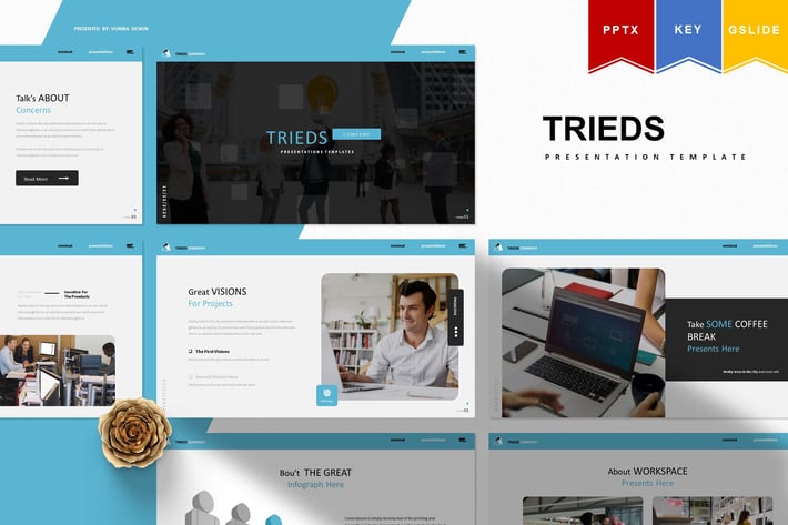 Trieds | Powerpoint, Keynote, Google Slides