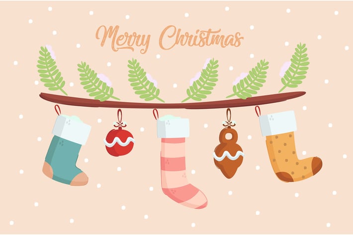 Christmas Shock Illustration