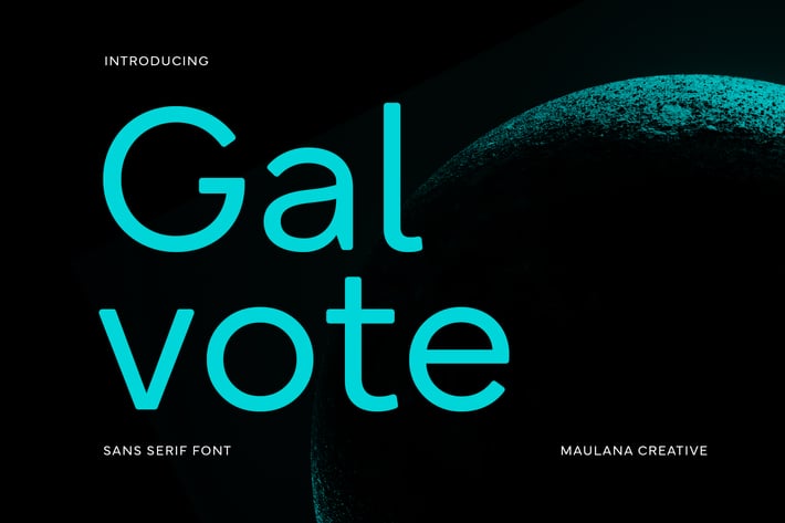 Galvote Sans Serif Font