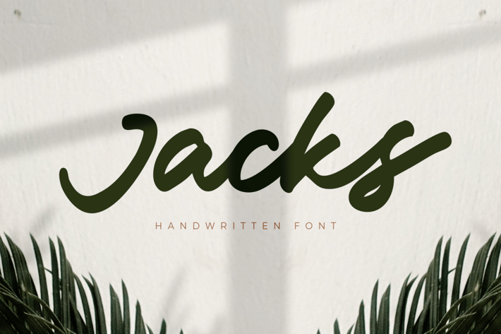 Jacks - Handwritten Font