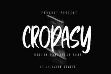 Cropasy - Modern Handbrush Font
