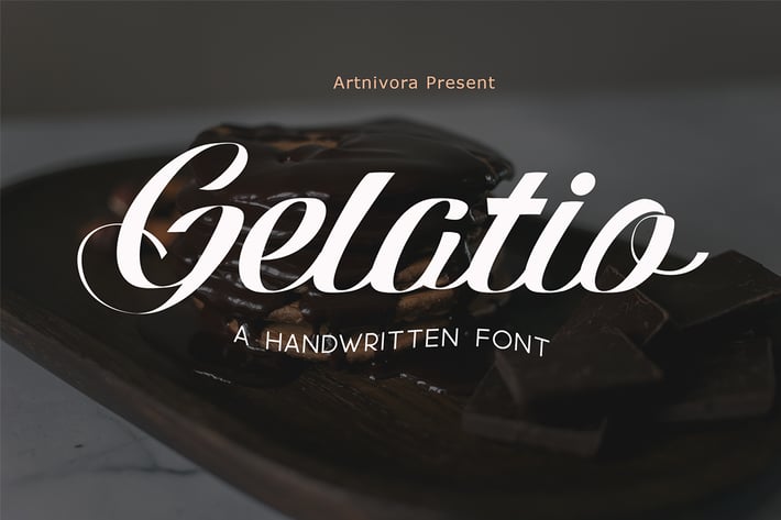Gelatio - Script Font
