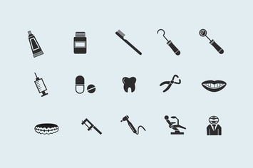 15 Dental and Dentistry Icons