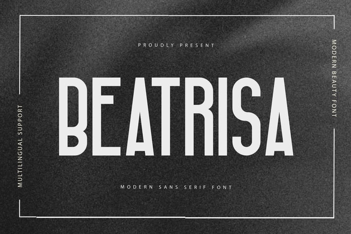 Beatrisa - Modern Sans Serif Font