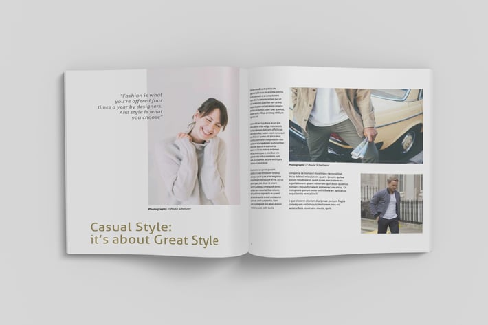 Square Magazine Mockup V1