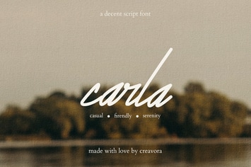 Carla -  Signature Script Font