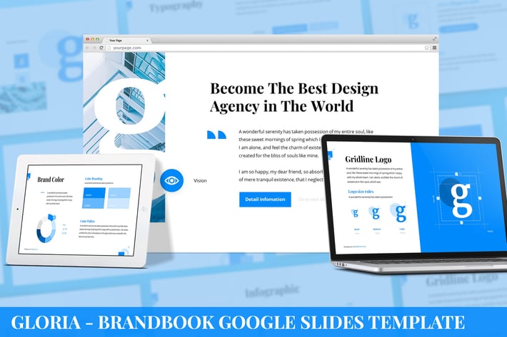 Gloria - Brandbook Google Slides Template