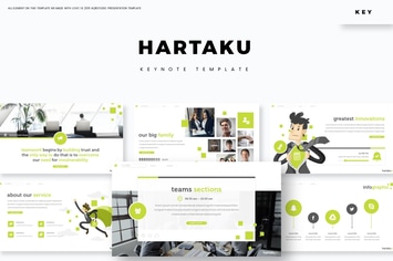 Hartaku - Keynote Template