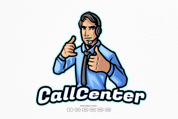 Call Service Business Logo
