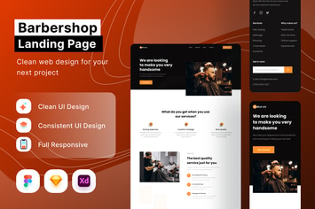 Barbershop Landing Page